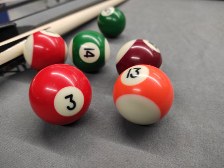 Billiard ballsの写真素材