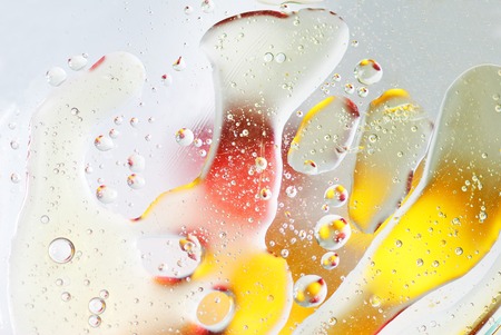 strange oil textureの写真素材