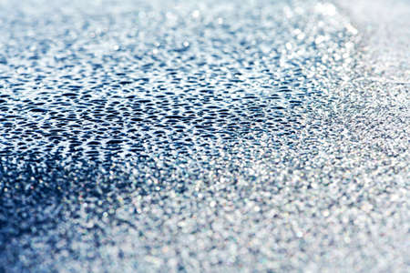 texture water drops frozen half, gray gradientの写真素材