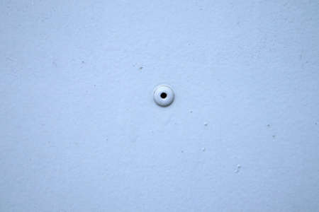 Metal old weathered gray rivets door part close-up industrial background design base front viewの写真素材
