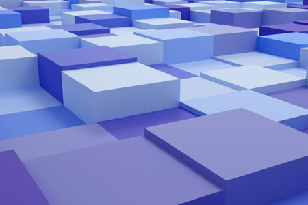 3d rendered abstract purple background with square shape wallpaper