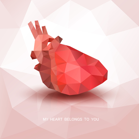 Vector illustration of heart for Valentine's Dayのイラスト素材