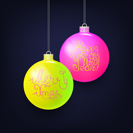 vector illustration for Xmas and NYのイラスト素材