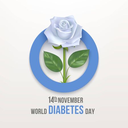 World diabetes day bannerのイラスト素材