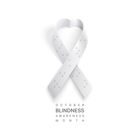 Blindness awareness month bannerのイラスト素材