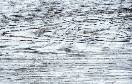 Rough texture of white wooden board. Top viewの写真素材