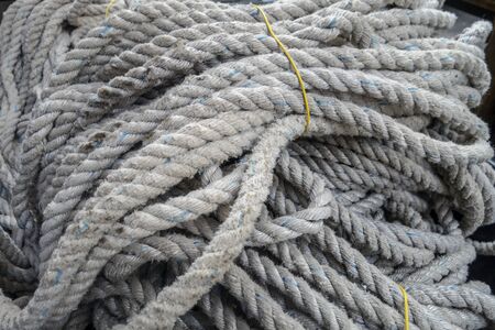 bunch of nautical COTTON 3-STRAND ROPE 10MM