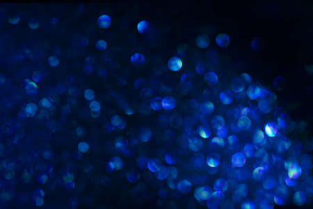shimmering circle blur blu backgroundの写真素材