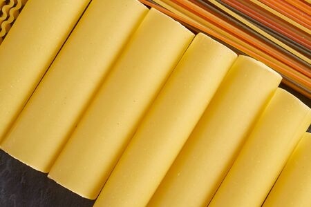 Pasta macro background imageの写真素材