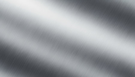 A monochromatic visual composition featuring parallel, undulating diagonal stripes. The shades transition smoothly from dark grey to light grey and white, creating a gradient effect with subtle texture. This dynamic pattern suggests movement and depth, suitable for a contemporary backdrop, graphic design element, or decorative surface.の素材