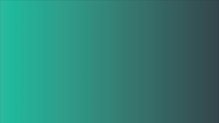 Teal to Dark Grey Gradient Background. Smooth Color Blend from Bright Turquoise to Deep Shade.