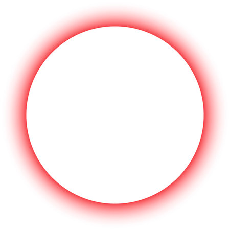 Red circle on a white background. Vector illustration for your design.のイラスト素材