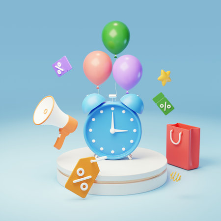 E-commerce promotion,purchase of 3D furnishingsの写真素材