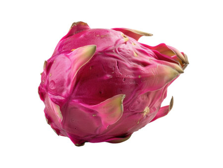 Dragon fruit isolated on white background. Clipping path. Full depth of field.の素材