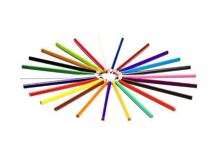 crayons circleの写真素材
