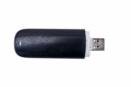 isolated  USB  device plugged into desktop Computer.