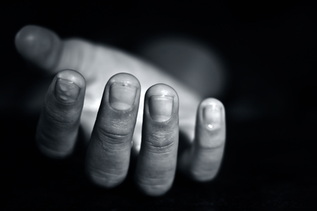 Human hands.の写真素材