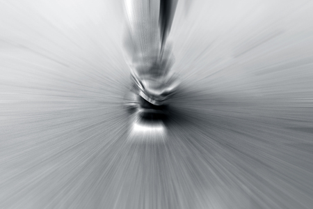 The road less travel. Motion blur effect.の写真素材