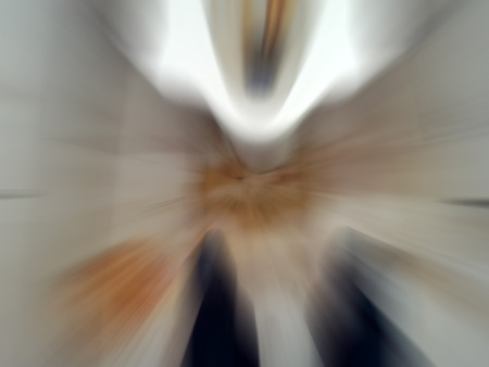 Human legs in men's room. motion blur effect.の写真素材