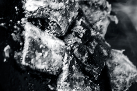 Pieces of fish king mackerel,Scomberomorus cavallaの写真素材