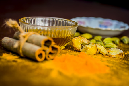 spices of cough and fever the traditionalの写真素材