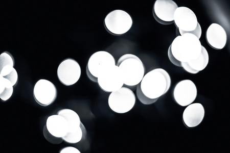 Colorful Christmas lights and blurred background or bookeh of them.の写真素材