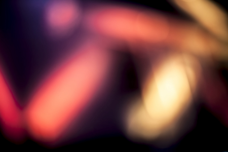 Bokeh background of colorful Christmas lights.の写真素材