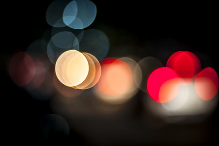 Close up of bokeh background of Christmas lights or new year celebration used as background or texture for designing and for photo manipulation.の写真素材