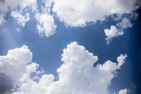 Abstract real like clouds background.Blue sky background.
