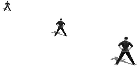 Young dynamic Male Performing stress relive exercise on the road junction or maze like structure.の写真素材