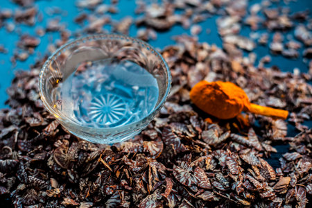 Face mask for smooth skin consisting of supari or betel nut along with some turmeric powder and...