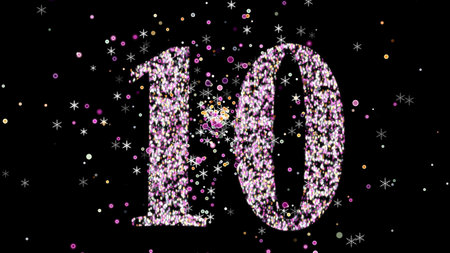 New Year Countdown 2025 in stunning 4K with sparkling golden particles. Watch the countdown from 10...