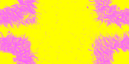 Pink and yellow tileable abstract design texture overlay for creative backgrounds with vibrant color splashes, artistic strokes, modern art feel, and colorful noise effect for digital and print projectsの写真素材