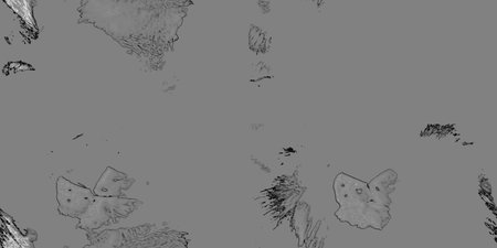 Extended area of outlined Canada. Colored elevation map. Tileable image.の写真素材