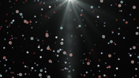 Multicolor Shining Particles. Glitter Effect with Vibrant and Glowing Sparklesの写真素材
