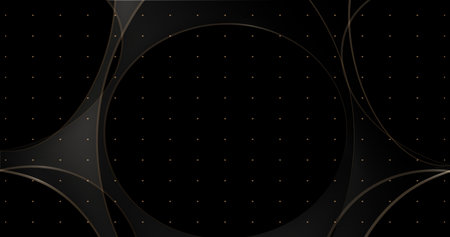 Luxury Background with Gold Geometrical Shapes for Elegant Visuals Perfect for Events, Branding, Invitations, Fashion, Corporate Videos, and Premium Graphic Designの写真素材