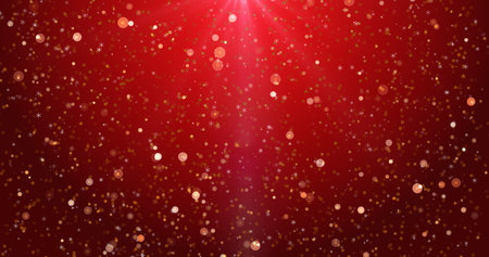 Multicolor Shining Particles. Glitter Effect with Vibrant and Glowing Sparklesの写真素材