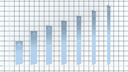 Dynamic Bar Graphs for Business Reports and Statistical Analysisの写真素材