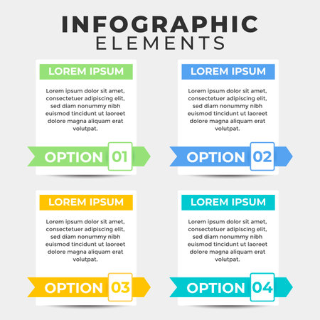 Business infographic templateのイラスト素材