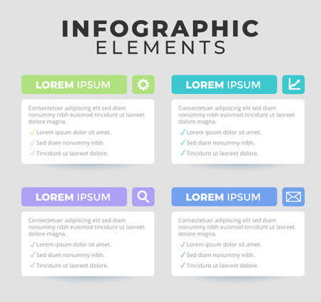 business infographicのイラスト素材