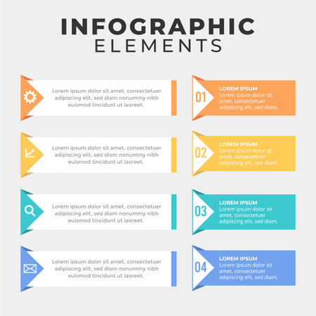 business infographicのイラスト素材