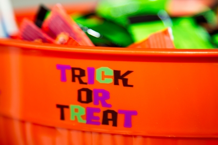 trick or treatの写真素材