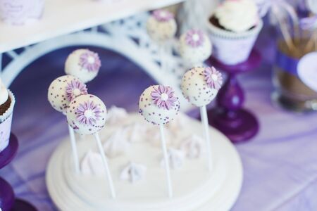 candy bar at a weddingの写真素材