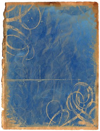Blue paperの写真素材