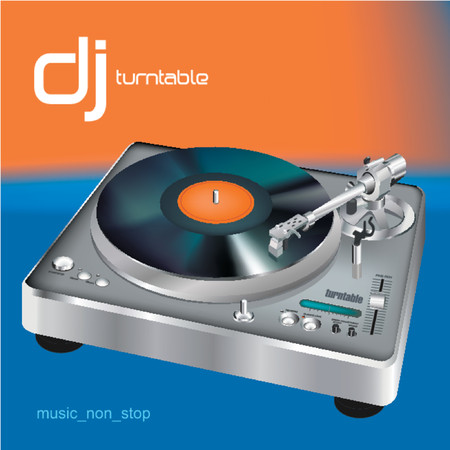 Turntableのイラスト素材