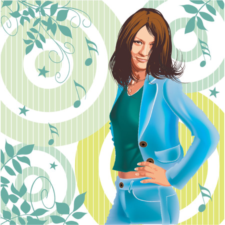 Vector girlのイラスト素材