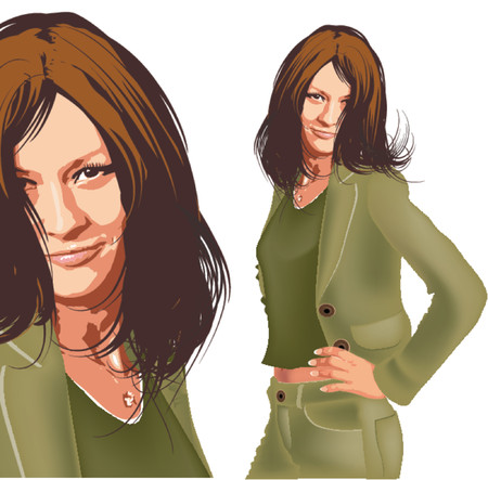 Vector girlのイラスト素材