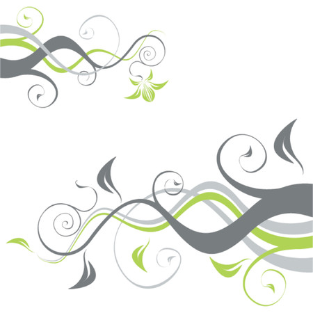 Vector Floral Backgroundのイラスト素材