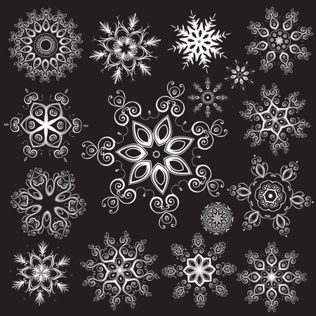 Snowflakesのイラスト素材