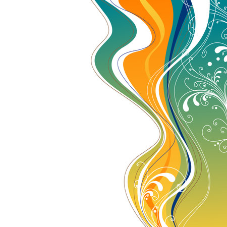 Decorative colorful backgroundのイラスト素材